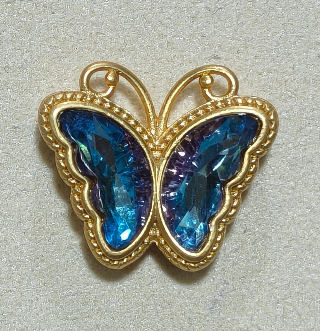 16*19mm Zircon hollow butterfly multi-color multi-hollow DIY handmade
