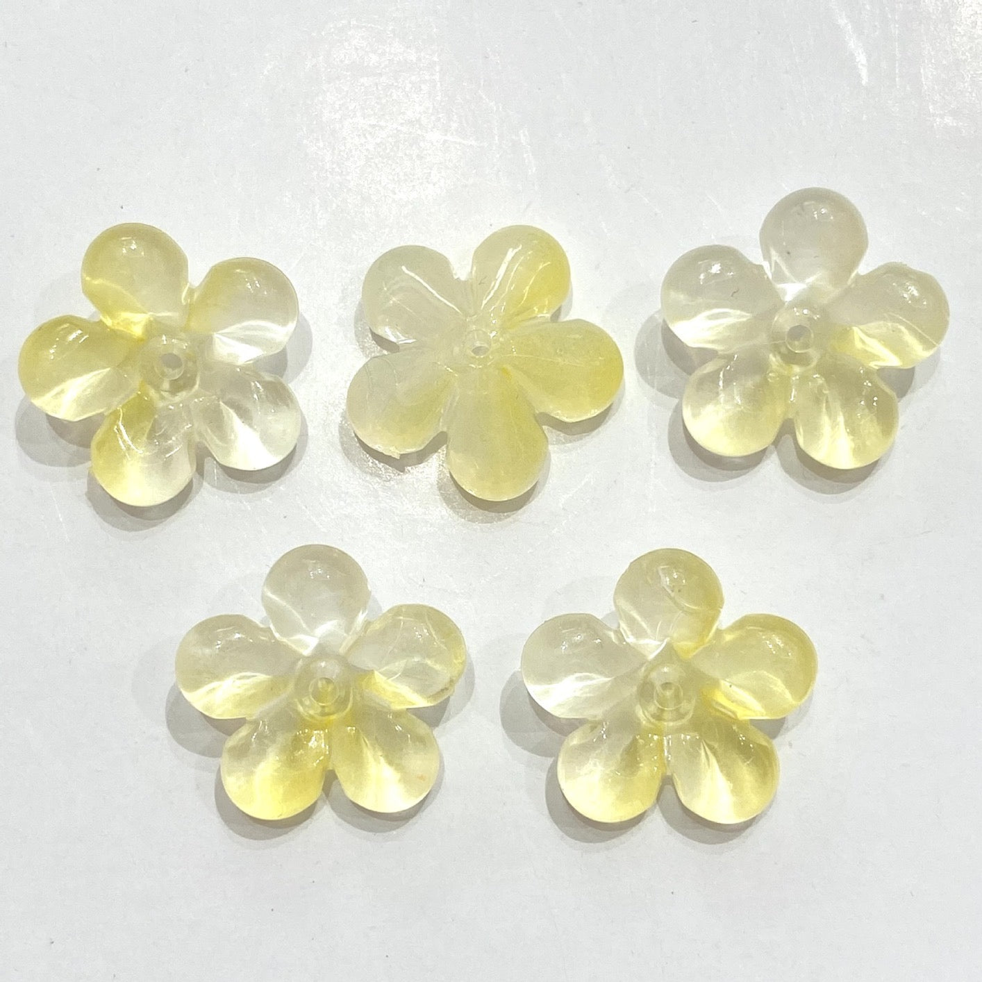 22mm Five-Petal Flower Two-Color Gradient 100g/bag
