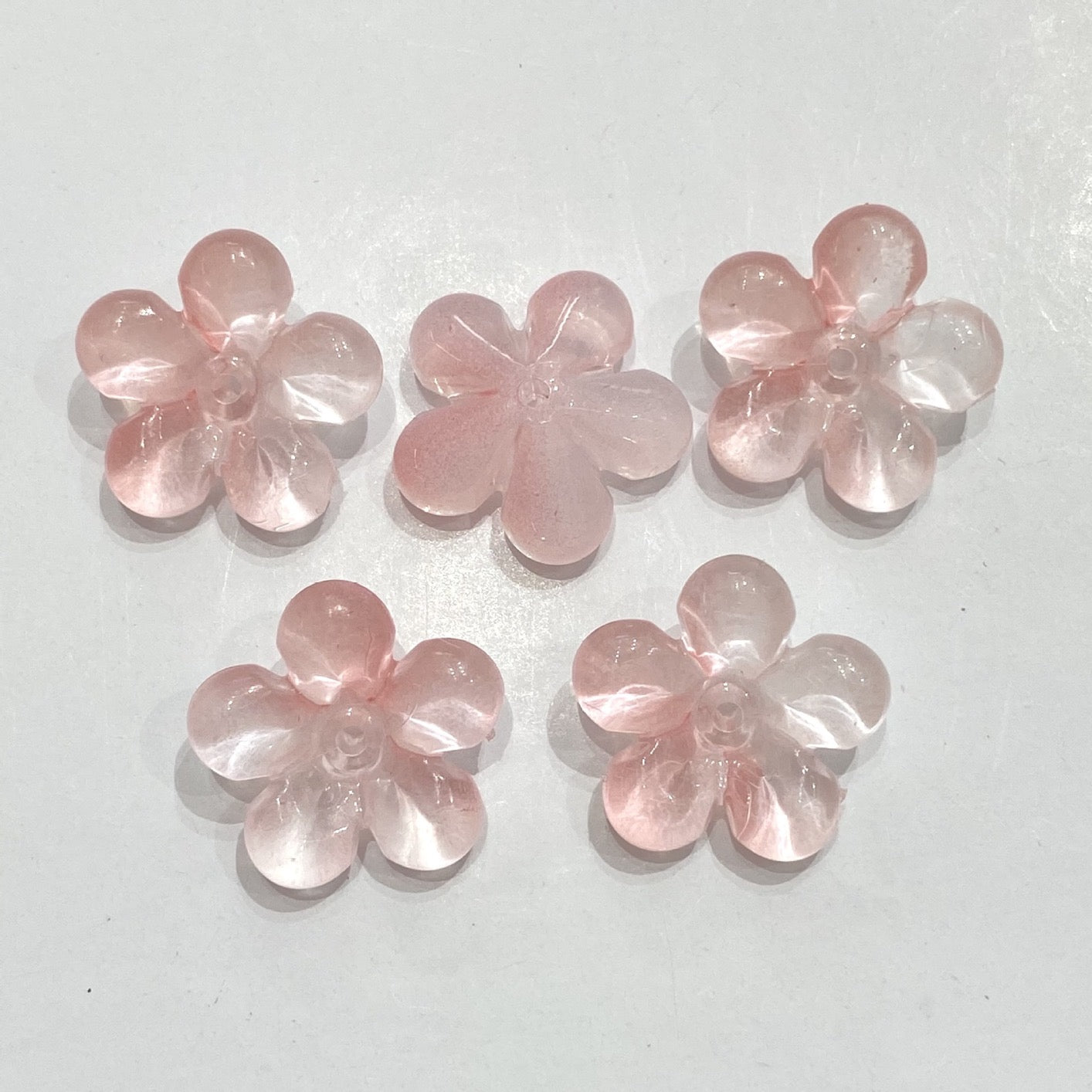 22mm Five-Petal Flower Two-Color Gradient 100g/bag