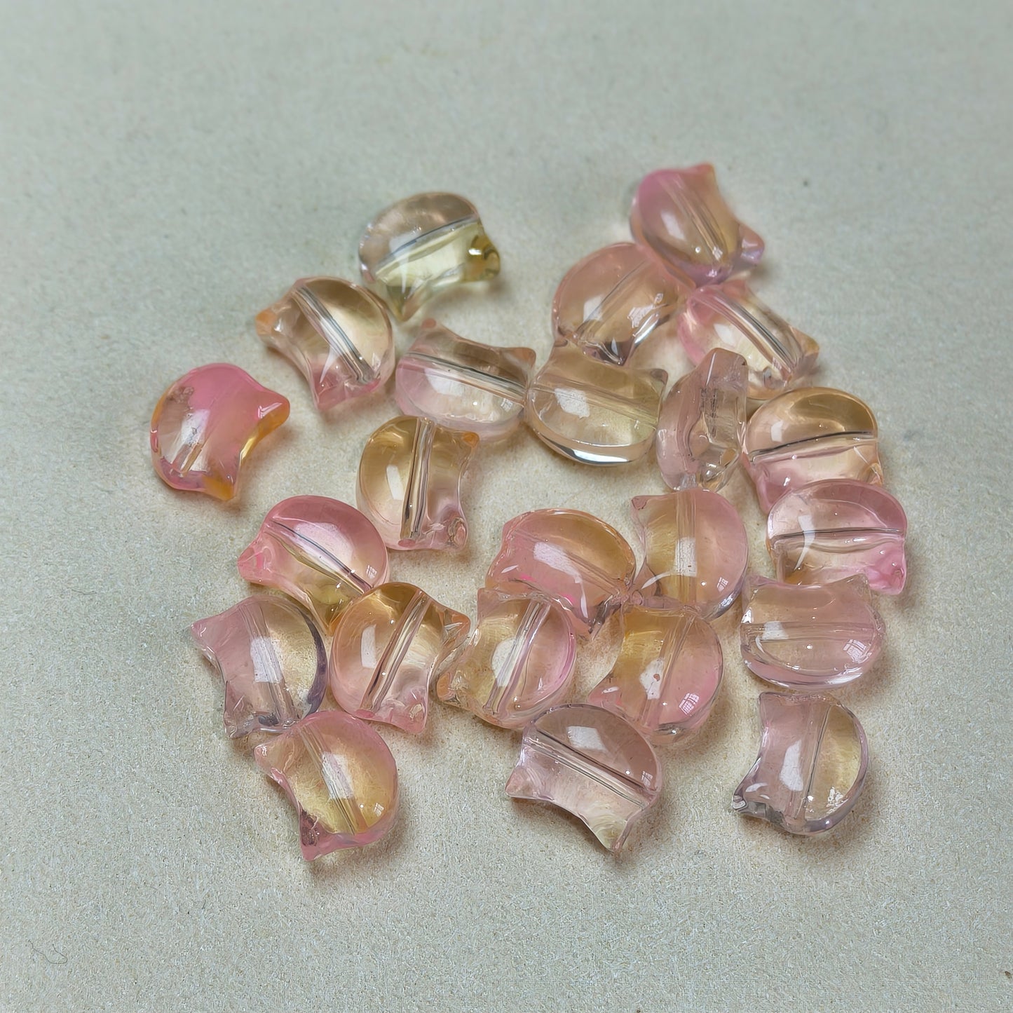 10*8mm Cat Head Glass Beads Handmade Diy Jewelry Accessories 100g/bag