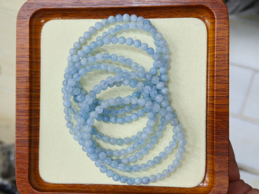 Aquamarine Bracelet 5mm