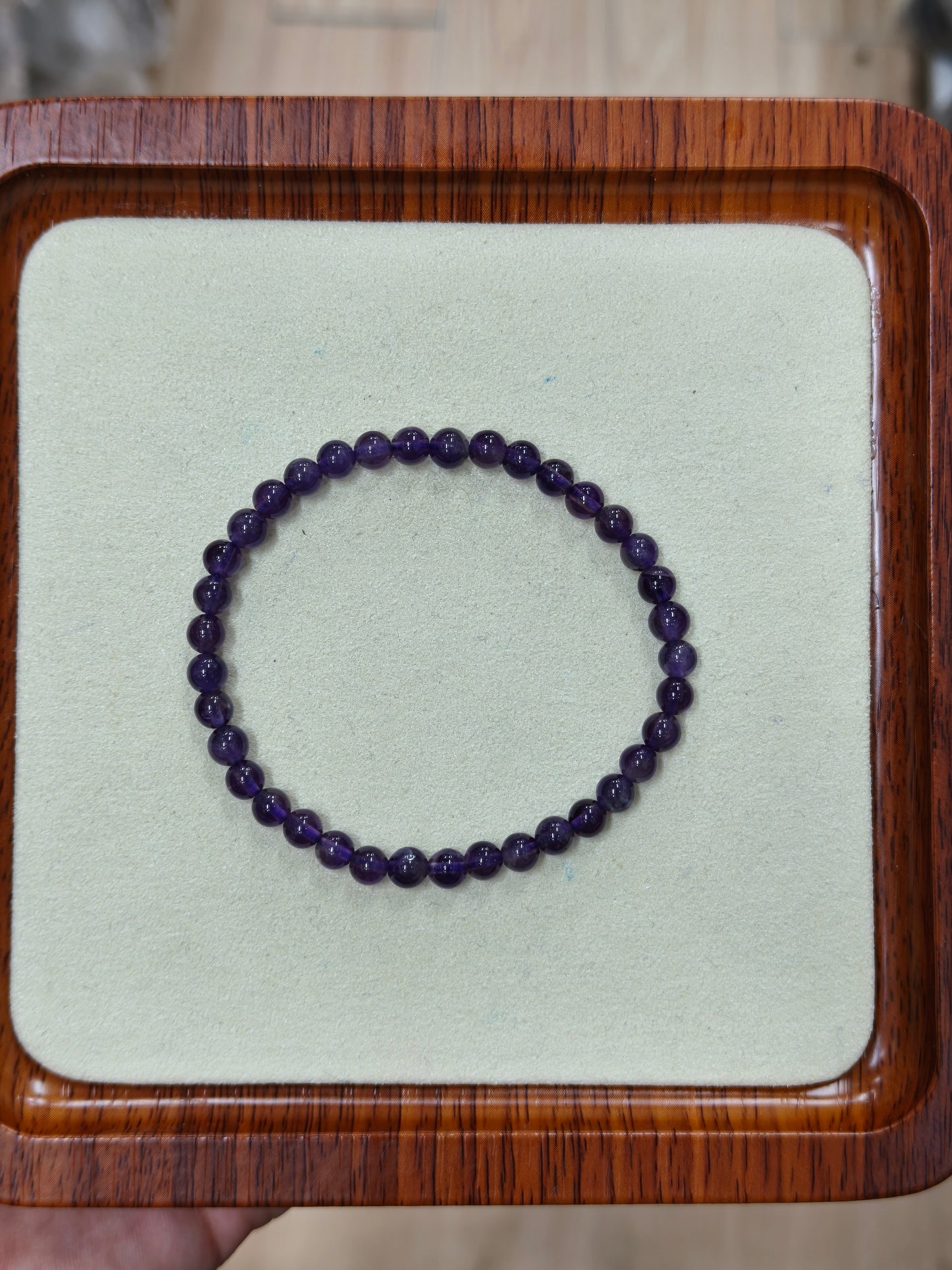 Amethyst Bracelet 4mm