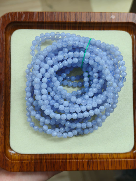 Lace Agate Bracelet 4.5mm