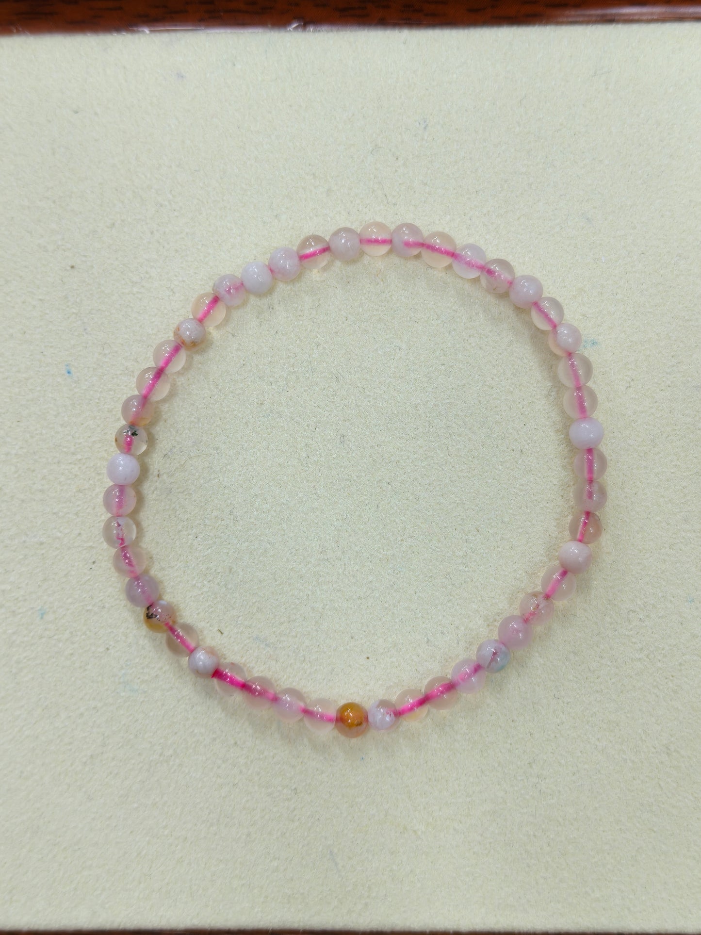 Flower Agate Bracelet 3mm