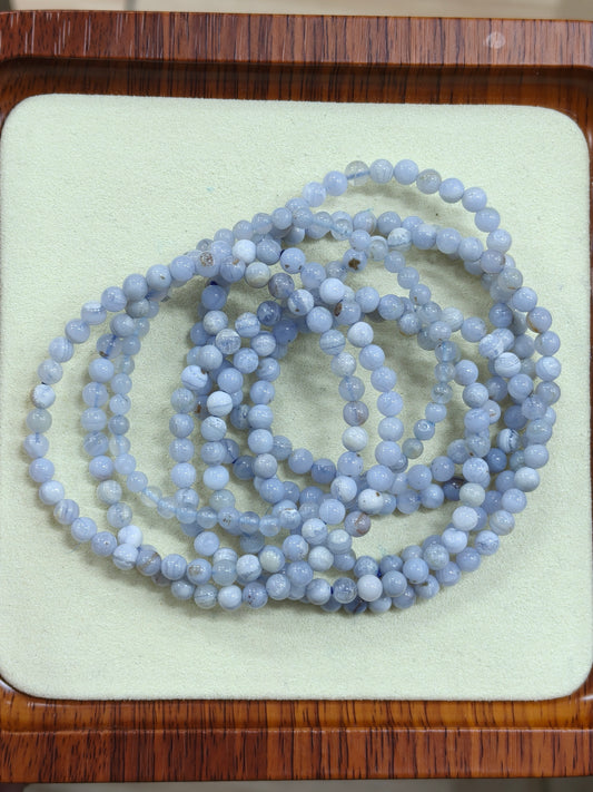 Lace Agate Bracelet 5mm
