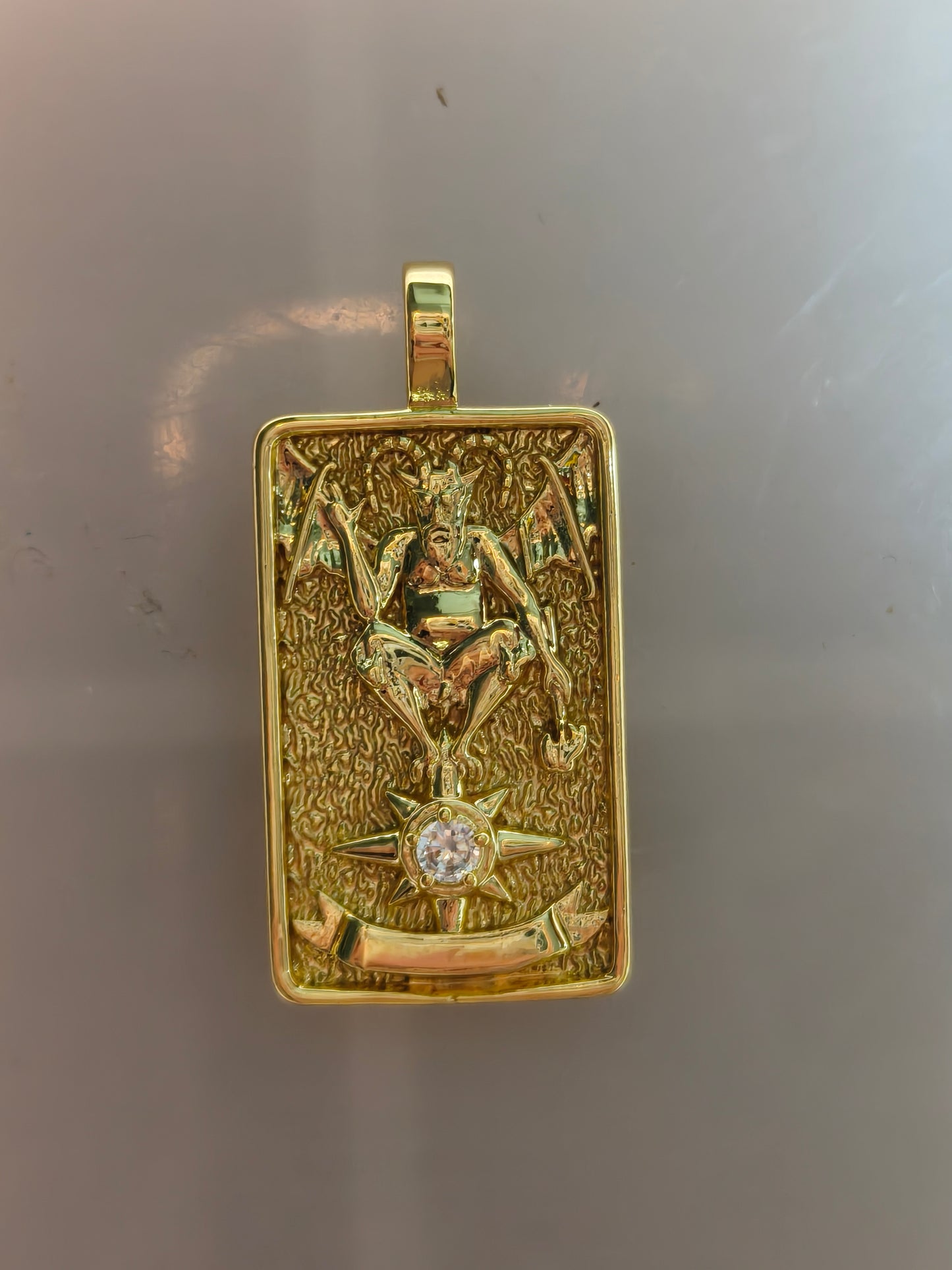 22 Ace Tarot Pendants | Fully Set with Rhinestones & Colorfast Electroplated Gold