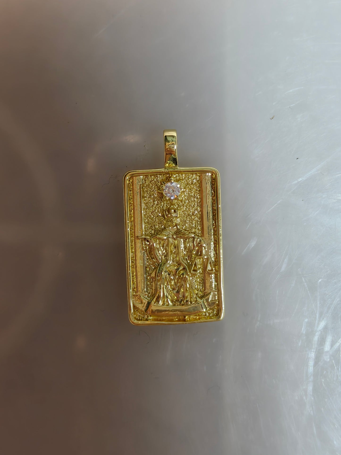 22 Ace Tarot Pendants | Fully Set with Rhinestones & Colorfast Electroplated Gold