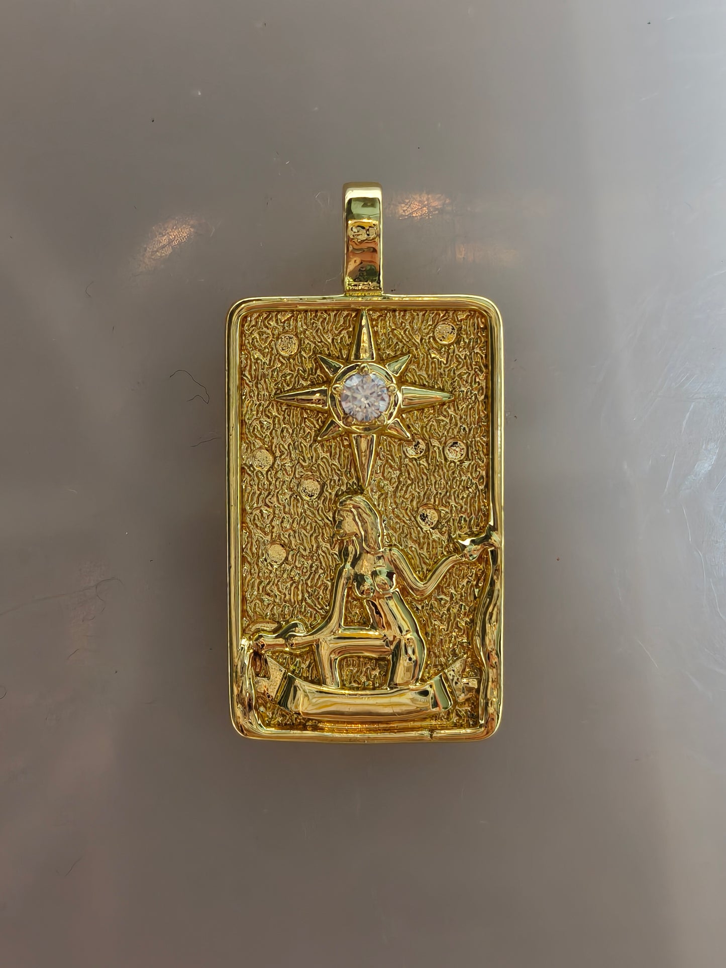 22 Ace Tarot Pendants | Fully Set with Rhinestones & Colorfast Electroplated Gold