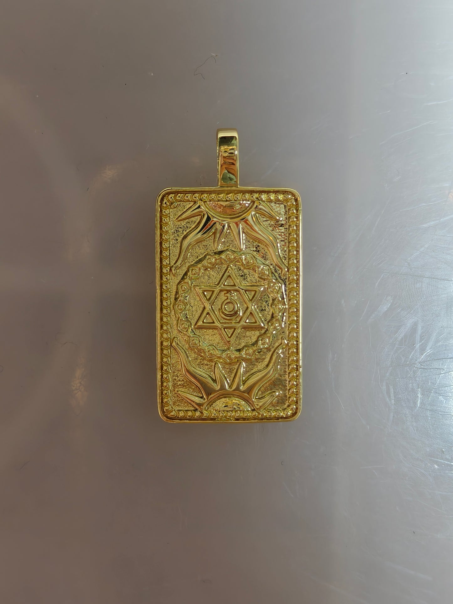 22 Ace Tarot Pendants | Fully Set with Rhinestones & Colorfast Electroplated Gold