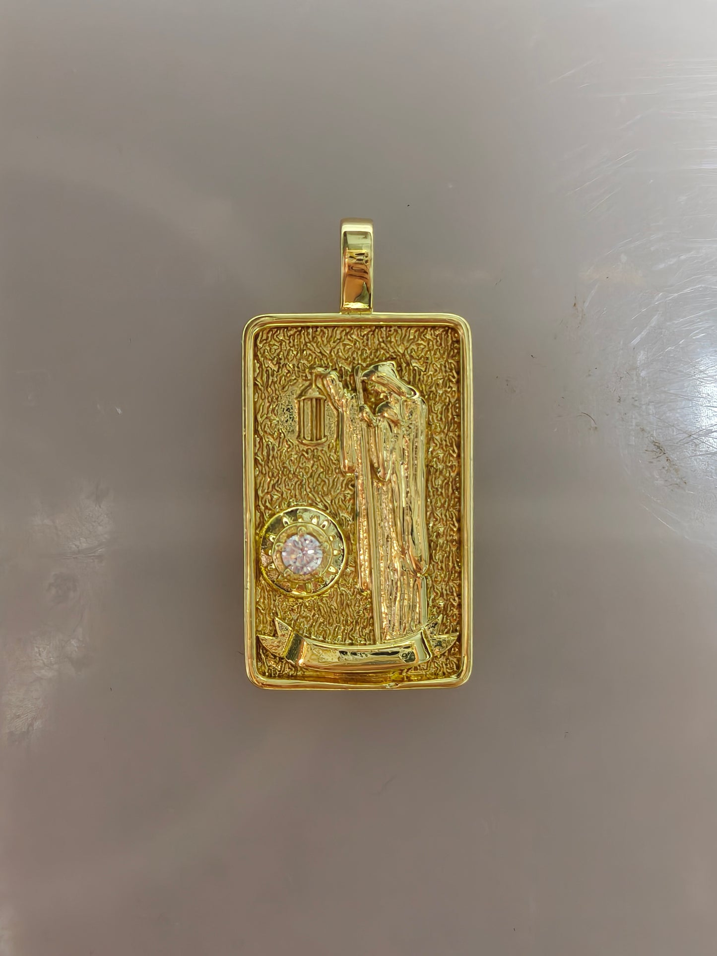 22 Ace Tarot Pendants | Fully Set with Rhinestones & Colorfast Electroplated Gold
