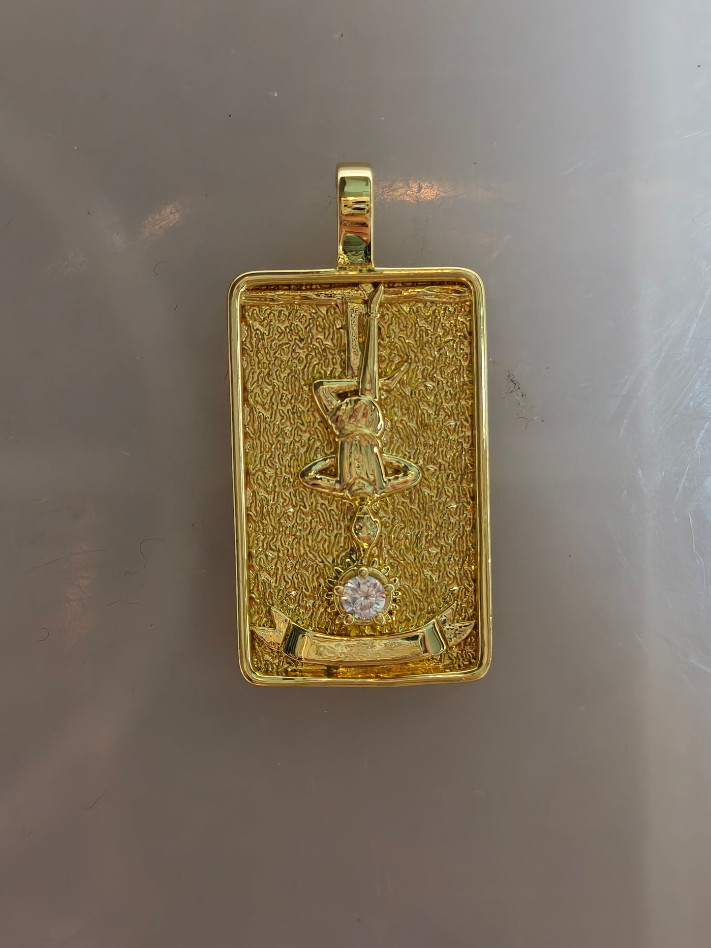 22 Ace Tarot Pendants | Fully Set with Rhinestones & Colorfast Electroplated Gold