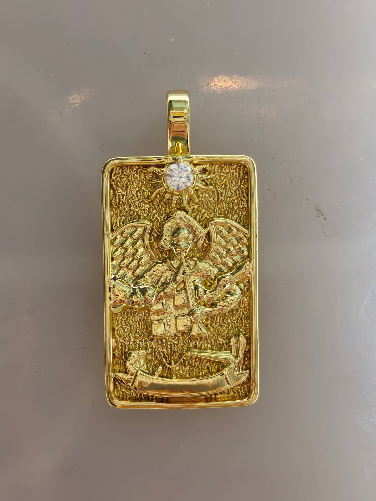 22 Ace Tarot Pendants | Fully Set with Rhinestones & Colorfast Electroplated Gold