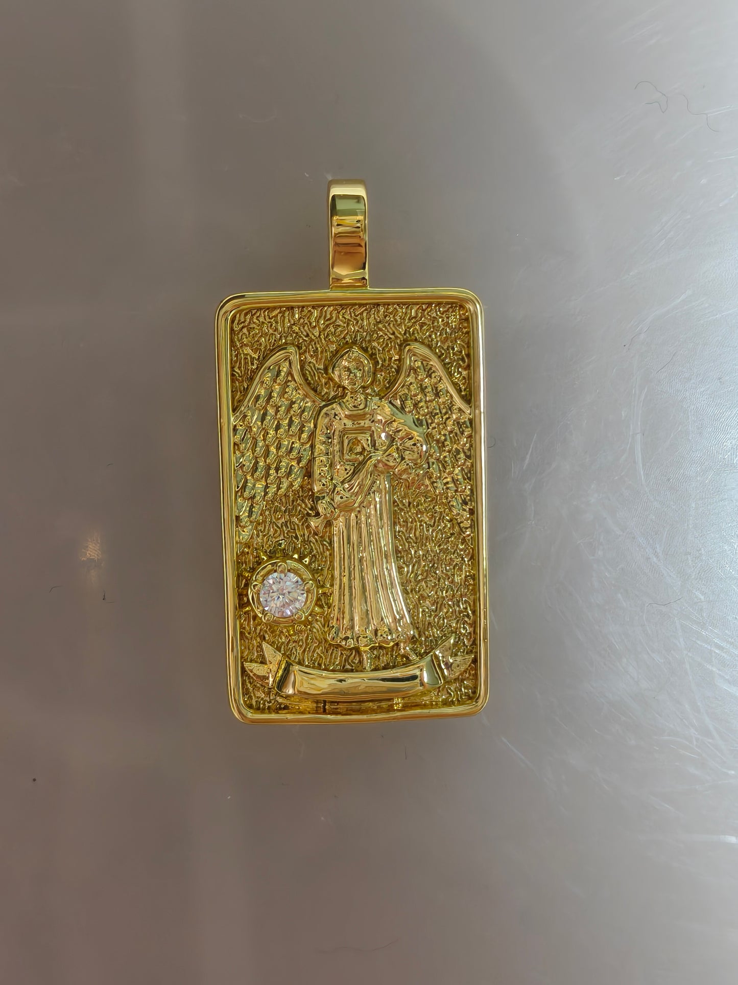 22 Ace Tarot Pendants | Fully Set with Rhinestones & Colorfast Electroplated Gold
