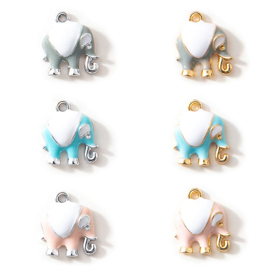 Elephant cartoon animal DIY pendant