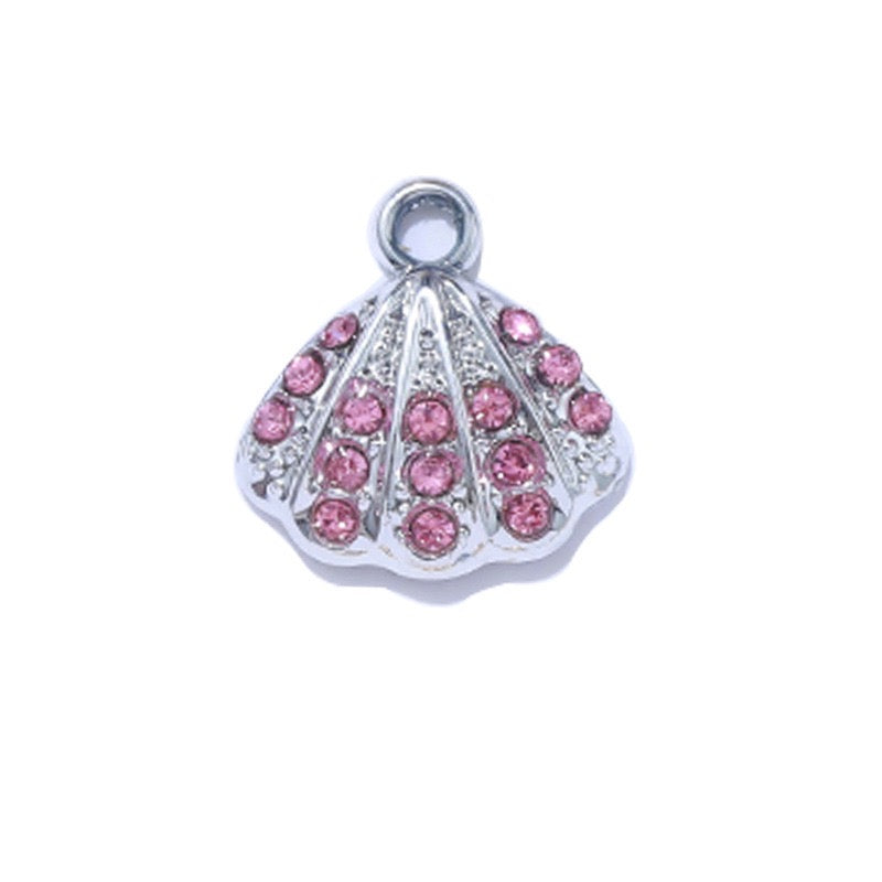 Alloy Shell Starfish Marine Life Pendant DIY Accessories 15 x 20mm