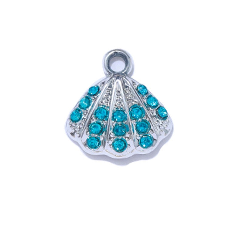 Alloy Shell Starfish Marine Life Pendant DIY Accessories 15 x 20mm