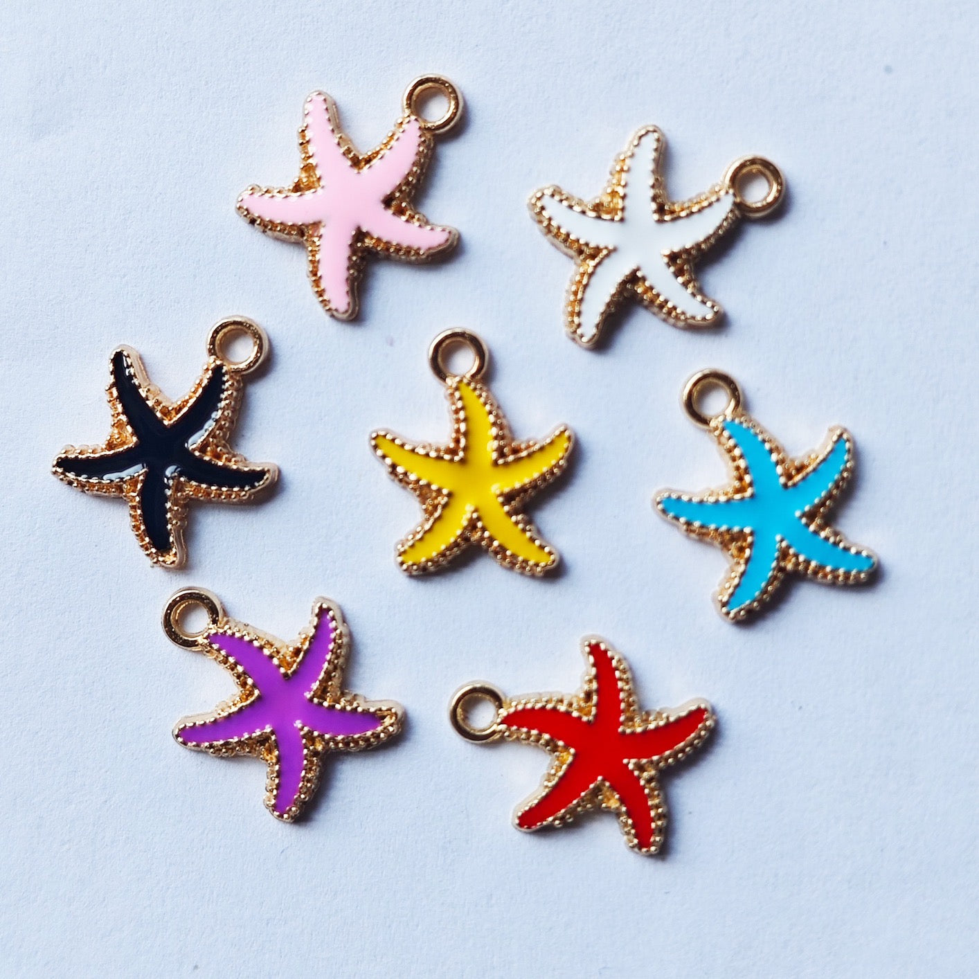 Alloy Starfish Marine Life Pendant DIY Accessories
