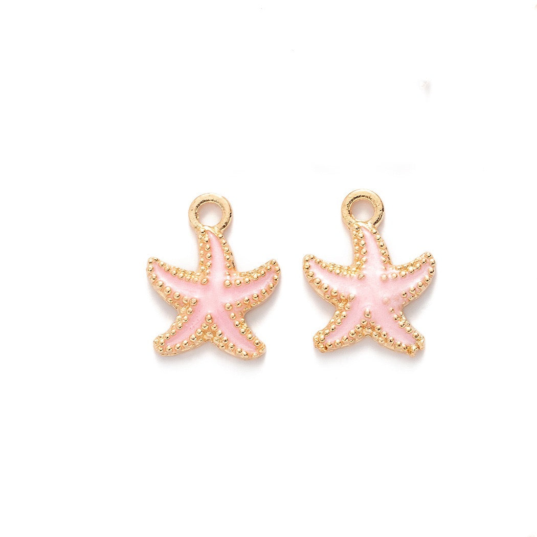 Alloy Starfish Marine Life Pendant DIY Accessories